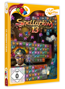 Spellarium 13 – Match-3-Spiel für PC, CD-Version mit kosmischem Abenteuer bei sunrise-games.de